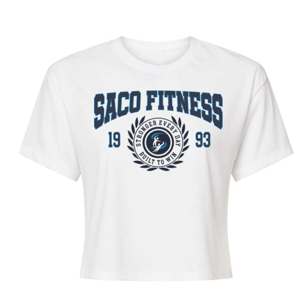 COLLEGE TOWN - WOMEN'S CROP T-SHIRT - $BAFZ46$ Thumbnail