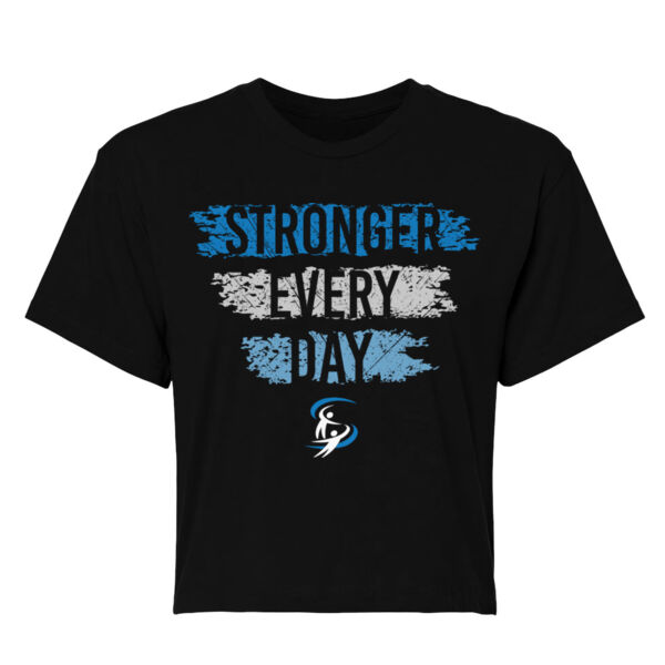 STRONGER EVERY DAY - WOMEN'S CROP T-SHIRT - $BNDSR4$ Thumbnail
